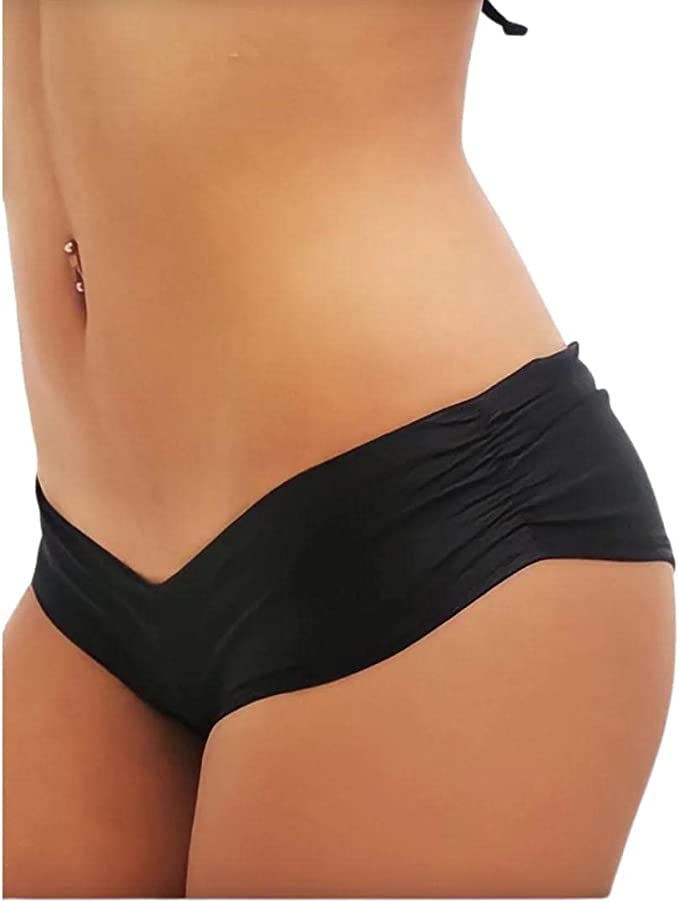 Black Scrunchie Booty Short By Sassy Assy   Low rise with plenty of stretch in the waistband&nbsp;  All around shorts great for beach-yoga-pole dancing-just hanging out